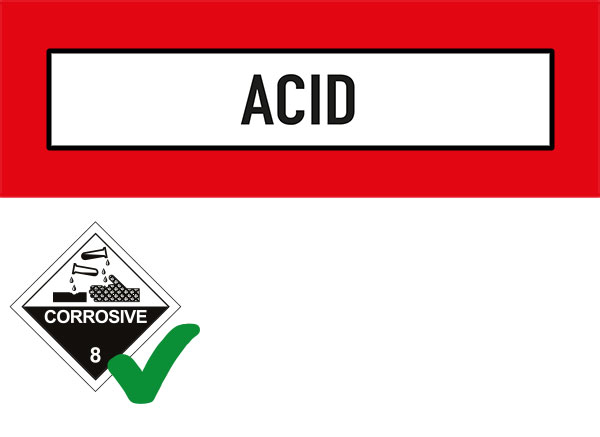 Silverback Acid Spill Symbols