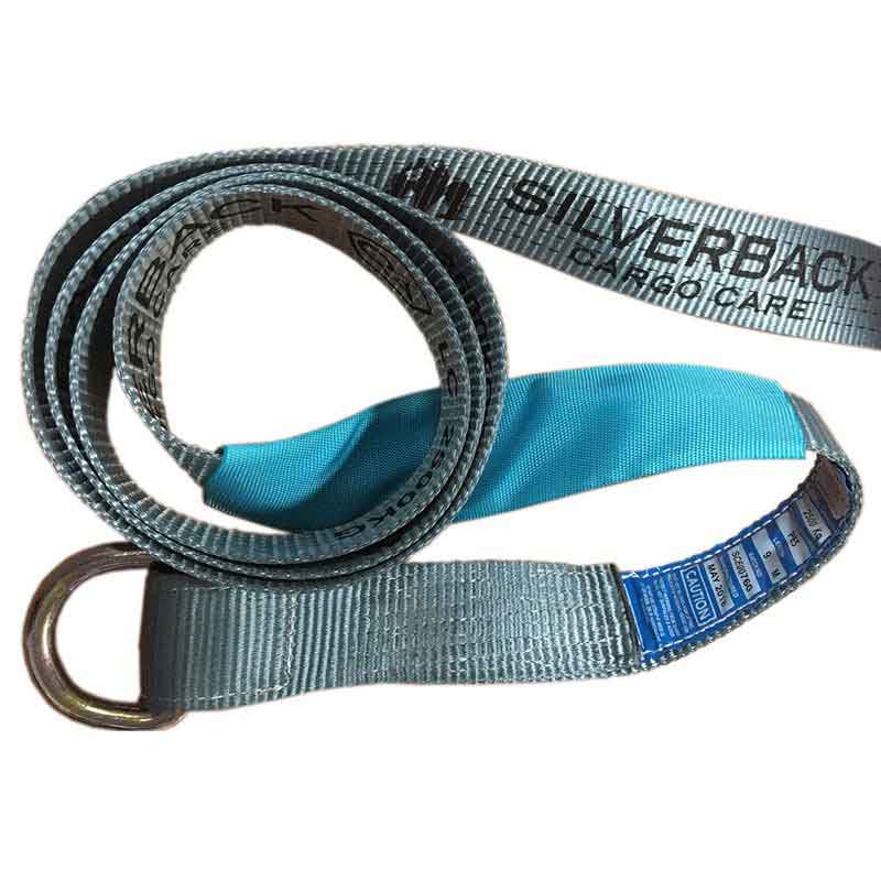 Silverback Ratchet Strap D Ring 50mm x 2.4m Second Hitch LC 2500kg