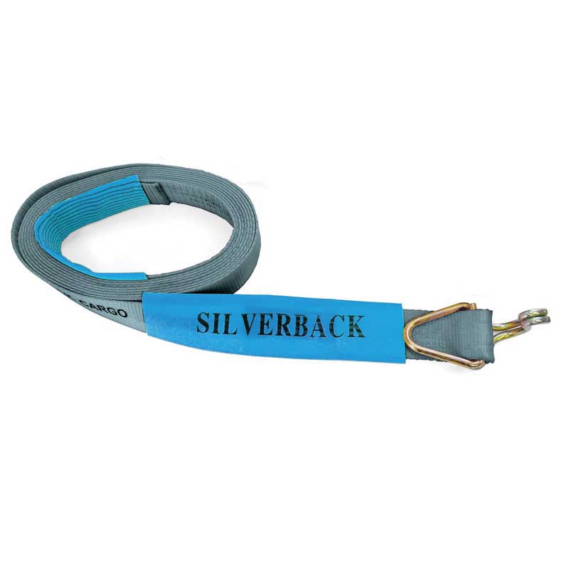 Silverback Ratchet Replacement Straps Hook Keeper (10680-R - 9m x 75mm LC 5000kg GREY)