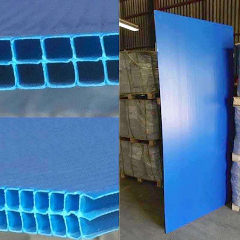 Silverback Flute Board Gorilla Sheets (11512 - 2200mm x 1100mm x 10mm BLUE)