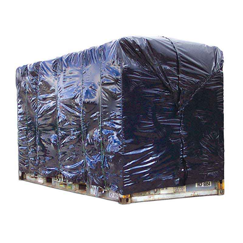 Shipping Container Cargo Covers (12300 - 20ft 175um BLACK)
