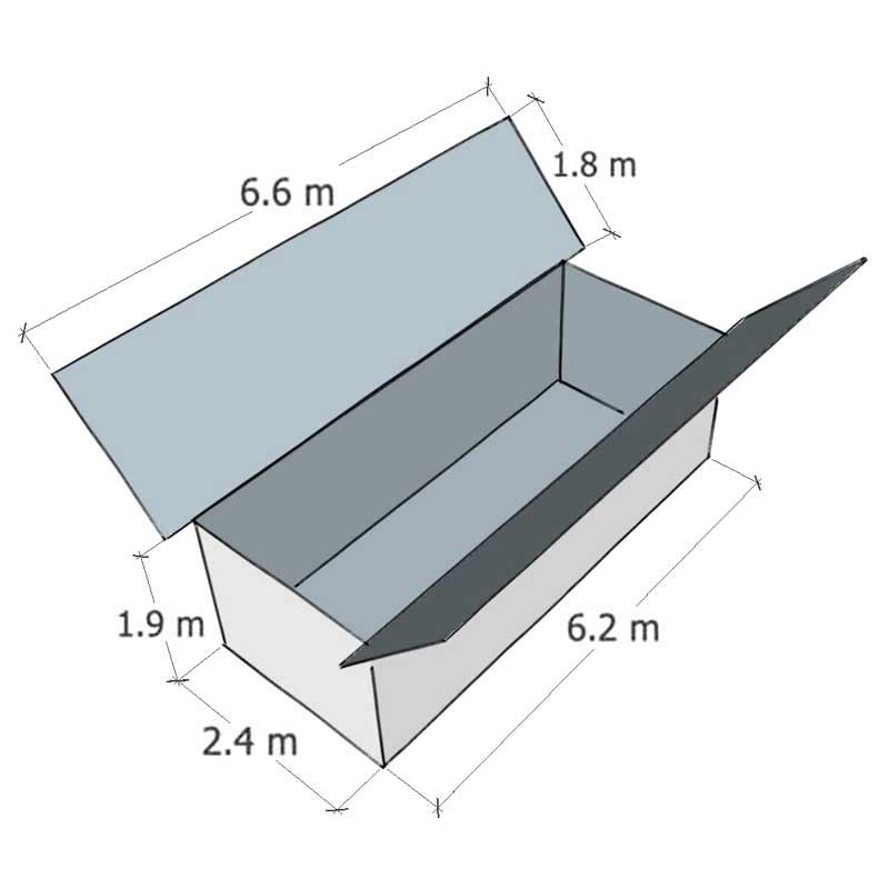 Truck Liners Bat Wing (12527 - 6.2m x 2.4m x 1.9m)