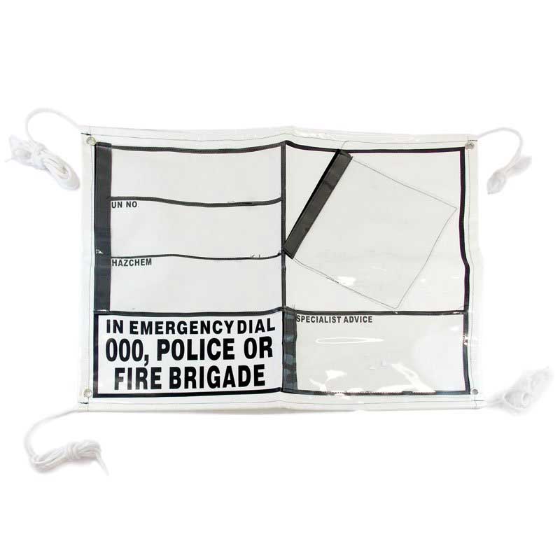 EIP PVC Banner with pockets eyelets ropes LEFT