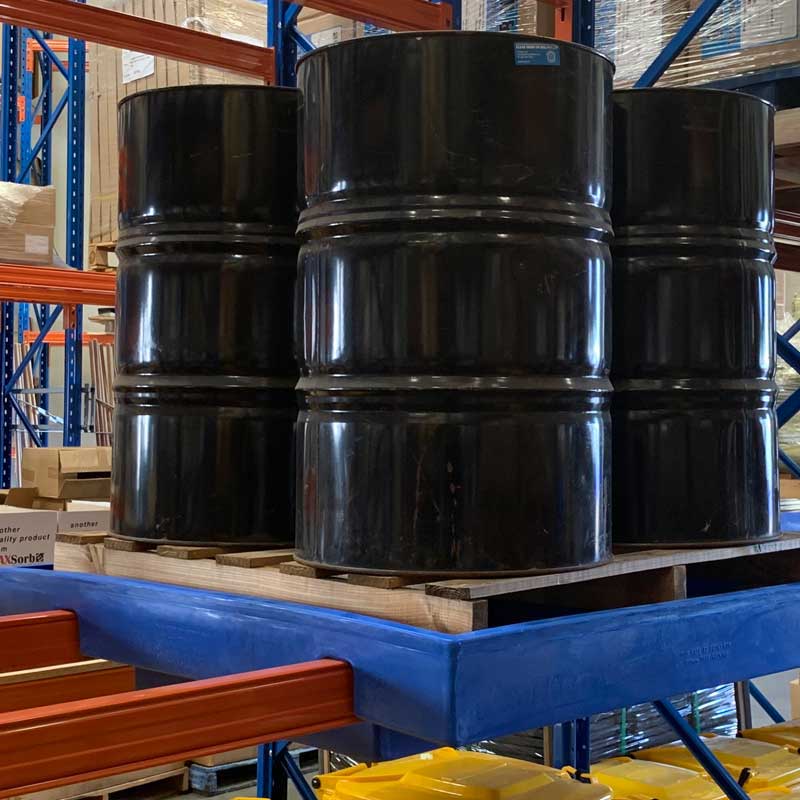 4 Drum Racking Bunded Spill Pallet Polyethylene 250L