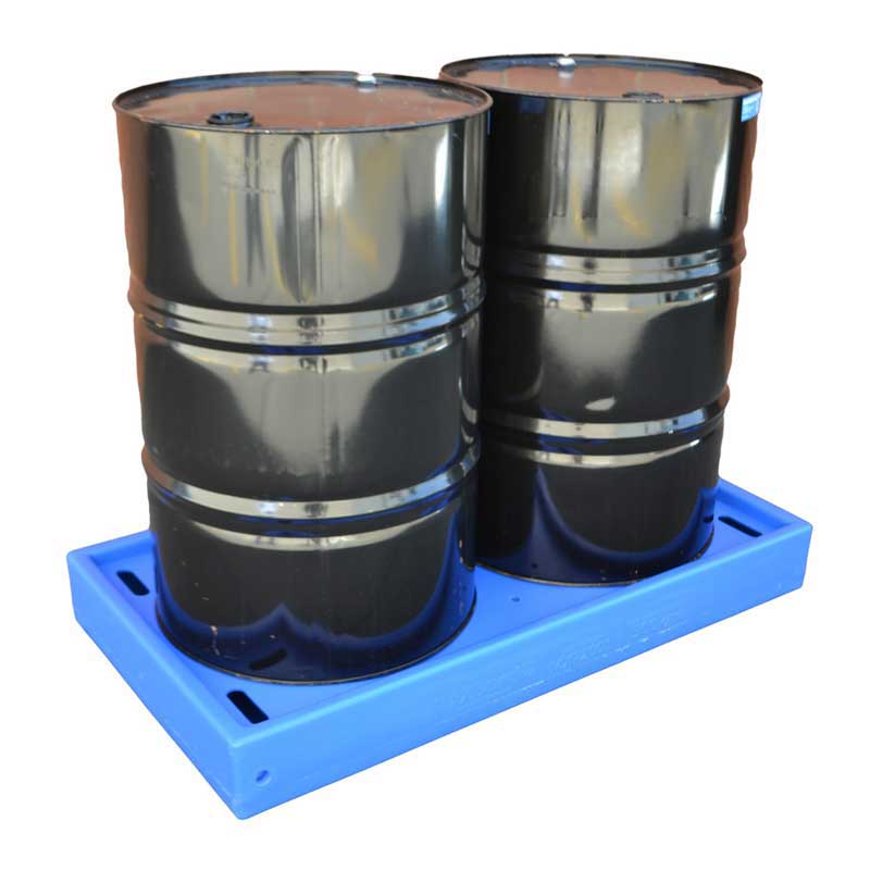 Low Profile Spill Deck Polyethylene 2 Drum Bund