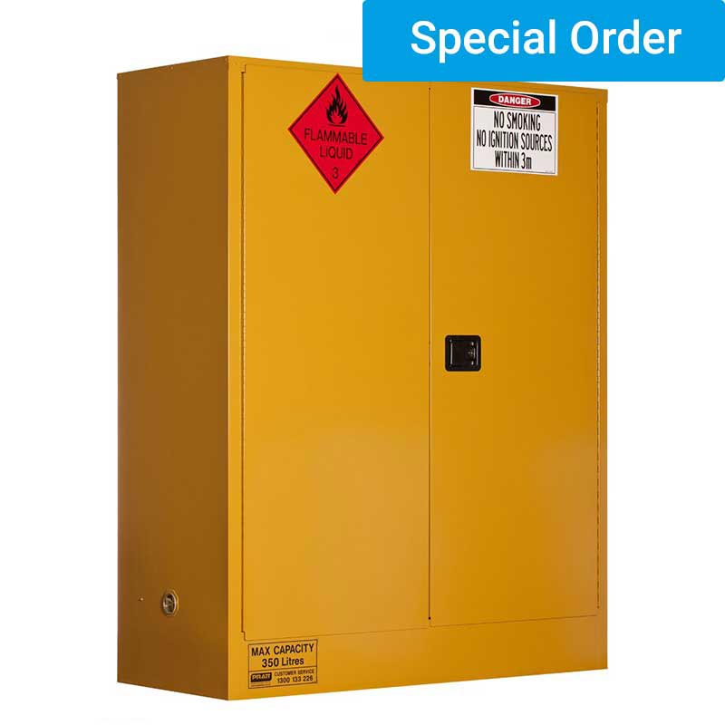Flammable Liquid Storage Cabinets (25507 - 350L 2-Dr 3-Lvl)