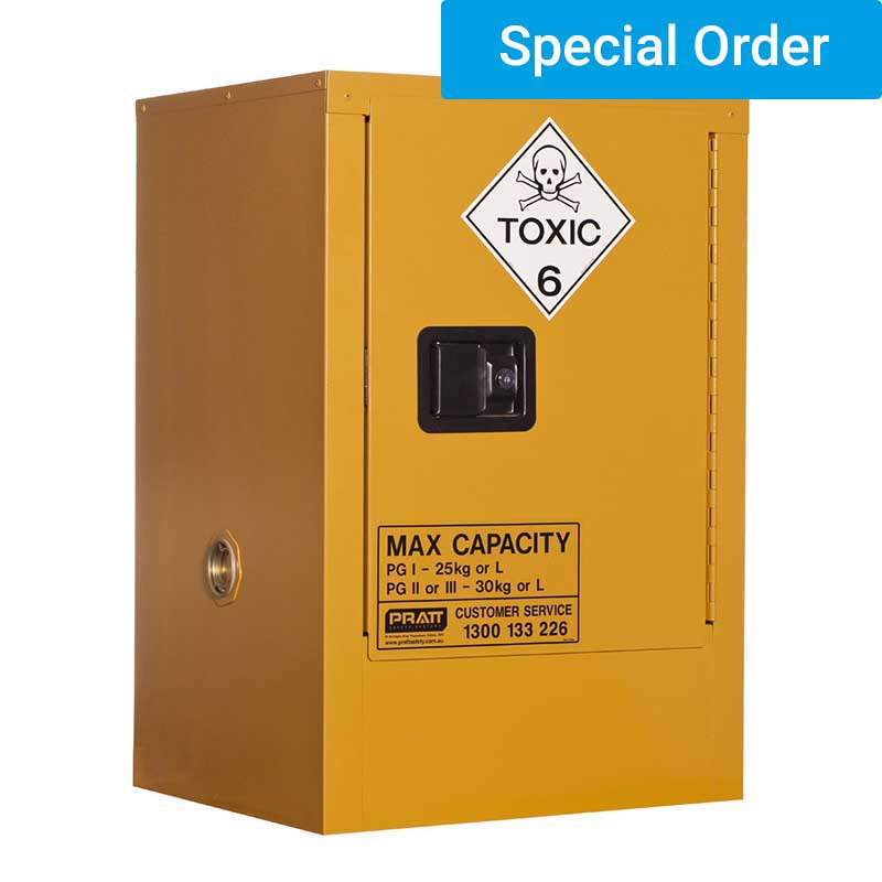 Toxic Substance Storage Cabinets (25540 - 30L 1-Dr 1-Lvl)