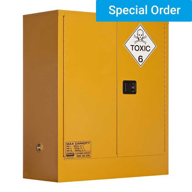 Toxic Substance Storage Cabinets (25543 - 160L 2-Dr 2-Lvl)