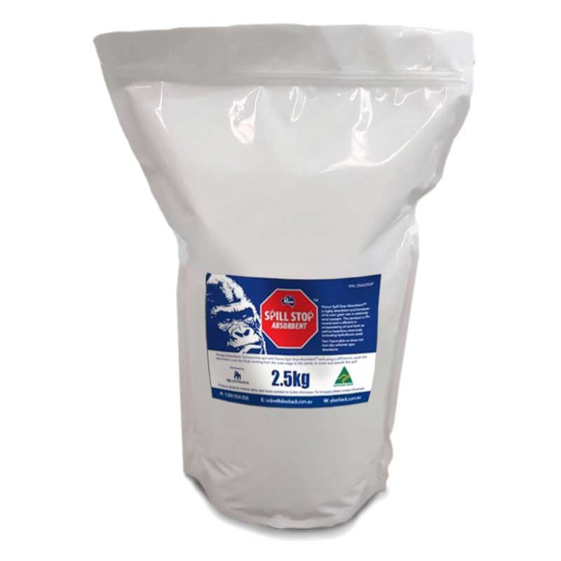 Silverback Spill Stop Mineral Absorbent (256525GP - 2.5kg Bag)