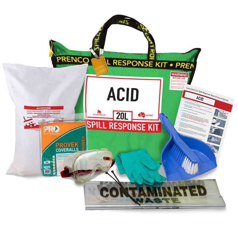 Silverback 20L Acid Neutralising Compact Spill Kit