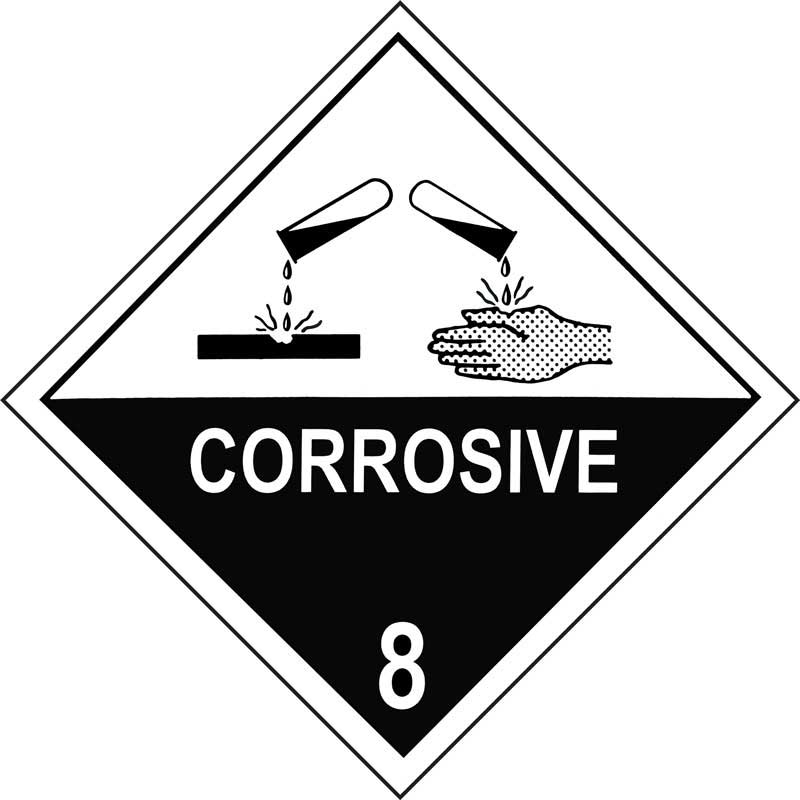Dangerous Goods Class 8.0 Corrosive Substances