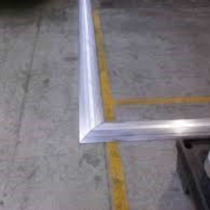 Silverback Aluminium Floor Bunding Corner Mitre Cut