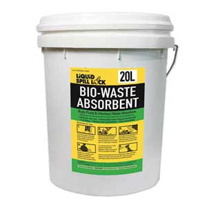 Silverback Bio-Waste Liquid Spill Lock Prenco Absorbent 20L
