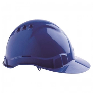Silverback ProChoice V6 Vented Pushlock Harness Hard Hat Blue