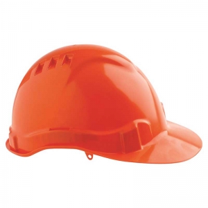 Silverback ProChoice V6 Vented Pushlock Harness Hard Hat Orange