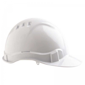 Silverback ProChoice V6 Vented Pushlock Harness Hard Hat White