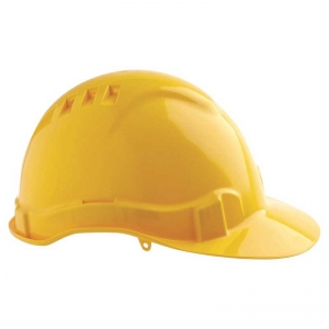 Silverback ProChoice V6 Vented Pushlock Harness Hard Hat Yellow